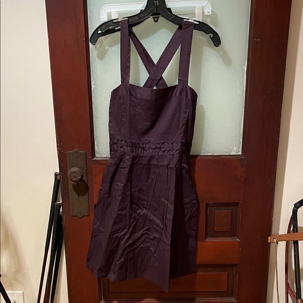 Theory dark plum dress